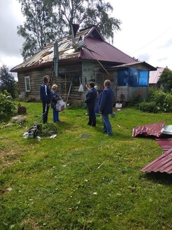 Дорогобужский район Смоленской области пострадал от урагана