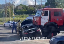 В ДТП с пожарной машиной в Рязани пострадал 39-летний водитель Toyota