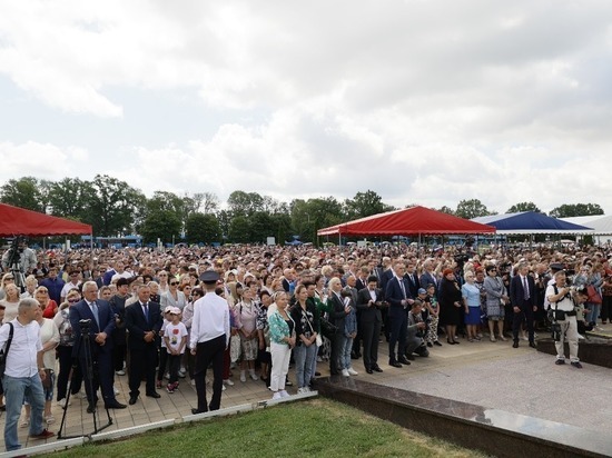 Торжества на Прохоровском поле Белгородской области посетили 38 тысяч человек