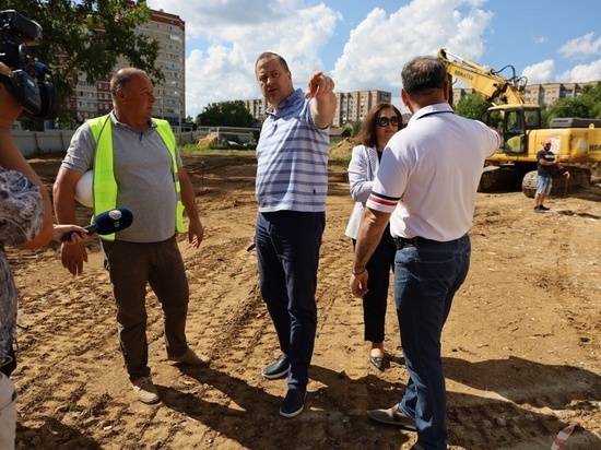 Новый детский сад в Серпухове готов почти на 50 процентов