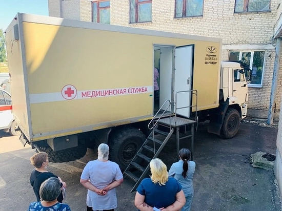 В Токарёвском районе продолжает курсировать мобильный медкомплекс