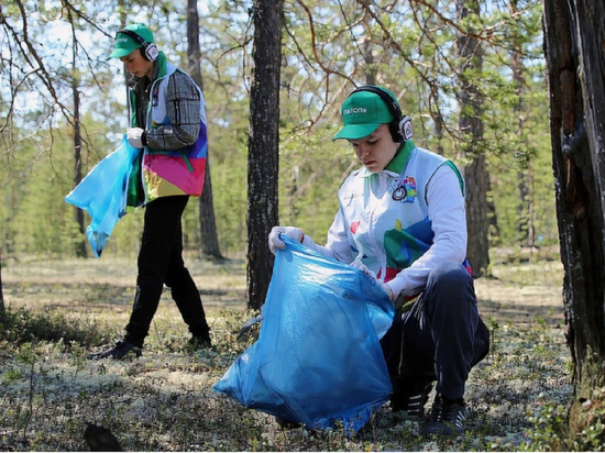 200 кубометров отходов собрали дети Муравленко на проекте «Выкинь мусор из головы»