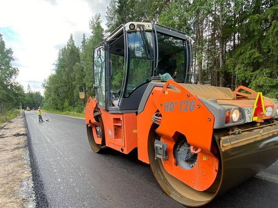 Дорожники почти закончили ремонт дороги между Сертолово и Агалатово