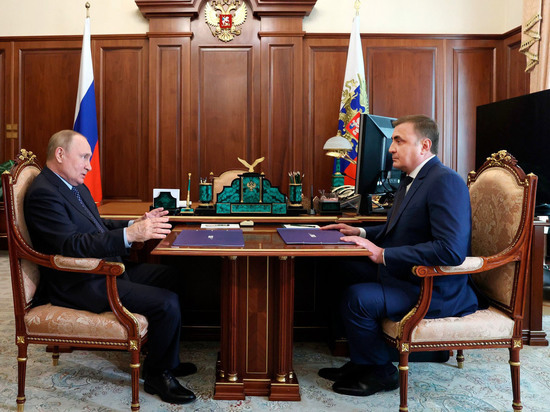 Владимир Путин встретился с Алексеем Дюминым: о чем говорили два политических лидера