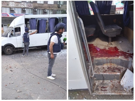 Жуткие фотографии после удара ВСУ в Донецке опубликовал новосибирский депутат Антонов