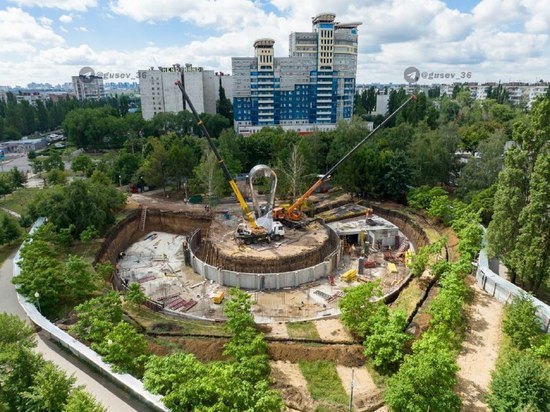 Воронежцам показали продолжение строительства музея ВДВ на улице Генерала Лизюкова