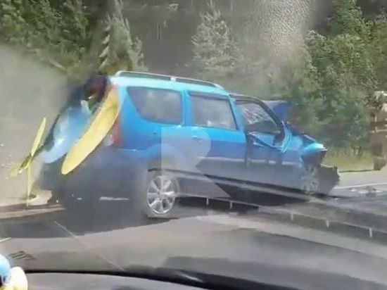 Четверо взрослых и двое детей пострадали в массовом ДТП под Рязанью