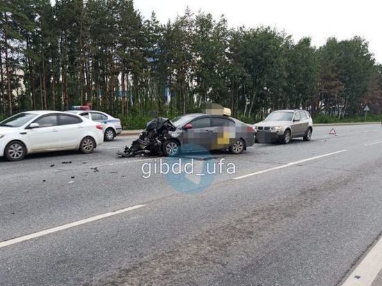 В дорожной аварии в Башкирии пострадали два водителя