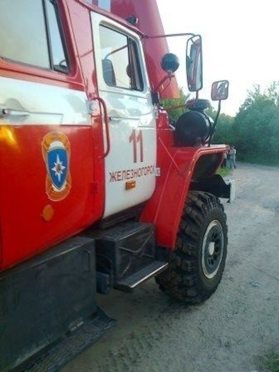 В городе Железногорске Курской области ликвидировали пожар в квартире