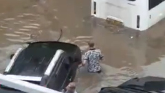 Бушующий над Приморьем циклон вызвал наводнение в Уссурийске