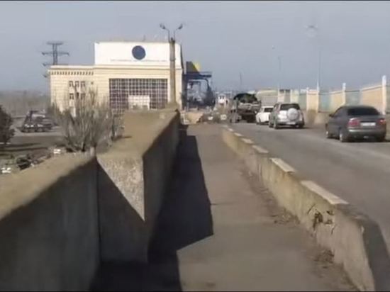 Ракетный обстрел ГЭС Новой Каховки повредил газопровод