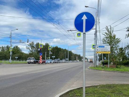 Дорожный ремонт на улице Пограничников в Красноярске завершится в ближайшее время