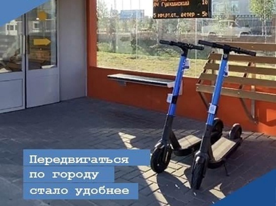 Прокат электросамокатов появился в Губкинском