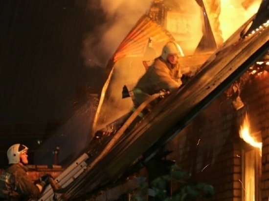 В Велижском районе пожар уничтожил жилой дом