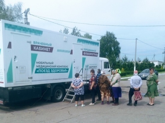 Передвижной медкомплекс "Поезд здоровья" прибыл в Старооскольский округ