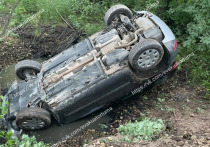 В Клепиковском районе Skoda Yeti упала в канаву