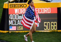 Американка Сидни Маклафлин второй раз за месяц обновила мировой рекорд в беге на 400 метров с барьерами