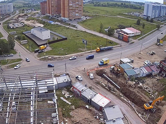 В Солнечном микрорайоне Красноярска заново возвели историческую схему водоснабжения