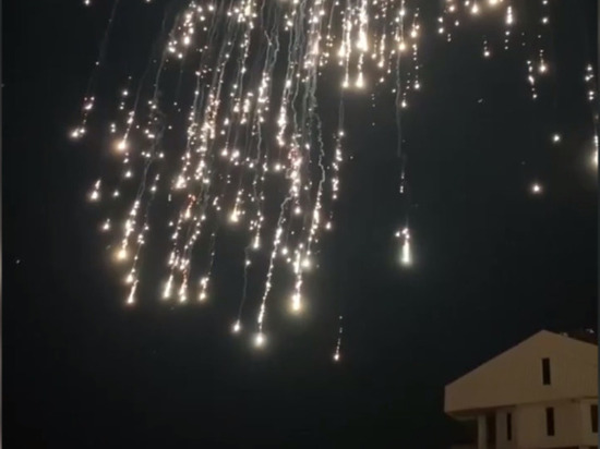 Ночью в центре Донецка взрывались зажигательные боеприпасы