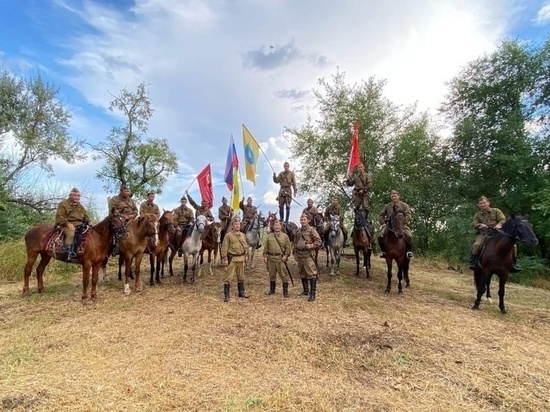Калмыцкие конники завершили поход