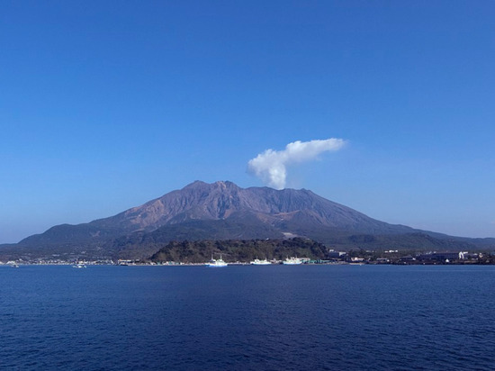 В Японии объявлена тревога в связи с извержением вулкана Сакурадзима
