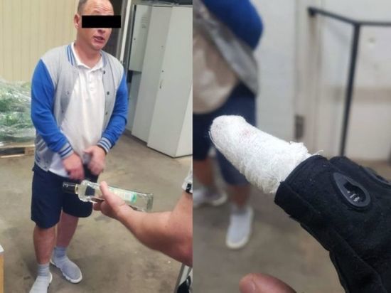Боец ГБР едва не лишился пальца из-за вора в Новосибирске