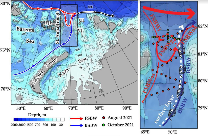 Ученые обнаружили в Арктике неизвестные ранее течения