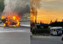 Мужчина и женщина погибли на Колпинском шоссе в Пушкинском районе Санкт-Петербурга при столкновении автомобиля Mercedes с мотоциклом, полностью сгоревшем в результате аварии, сообщают в городском управлении МЧС РФ