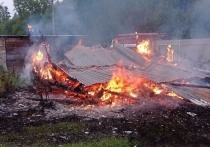 Пожар тушили 7 человек