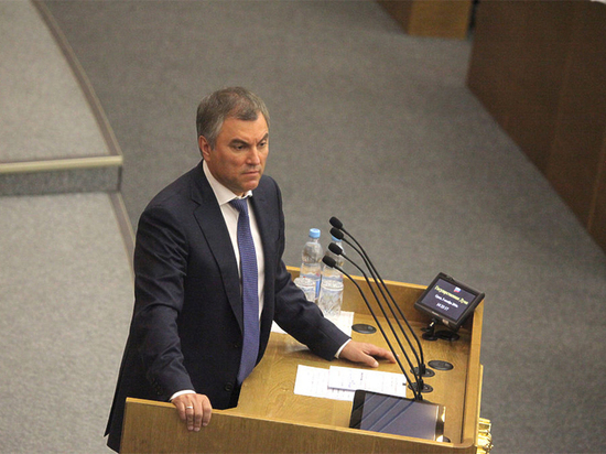 Володин заявил о запуске процесса дедолларизации во всём мире