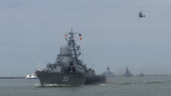 Опубликовано видео репетиции военно-морского парада на Балтике
