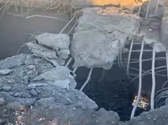 Опубликовано видео повреждений Антоновского моста после удара ВСУ