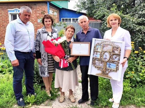 Белгородская супружеская пара отметила 60 лет совместной жизни