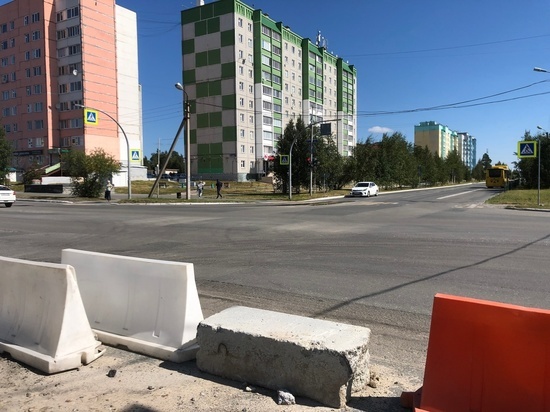 Оживленный перекресток в Ноябрьске закроют для авто на 2 недели