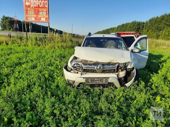 Автоледи попала в больницу после столкновения с легковушкой в Татарстане