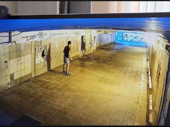 Разрушитель подземного перехода в Хабаровске попал в кадр