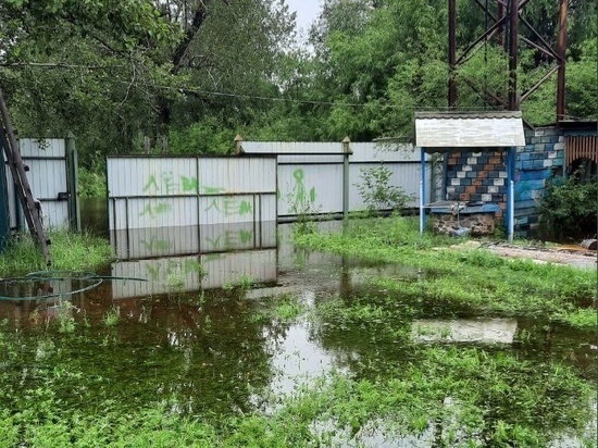 Река подтопила СНТ «Мир», «Заря» и «Островок» под Читой