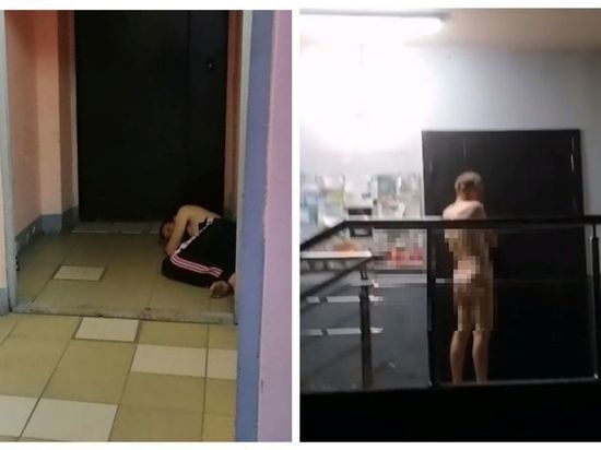 Голого мужчину заметили жильцы дома в Первомайском районе Новосибирска