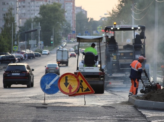 Ремонт улицы Новгородской в Вологде завершится в августе