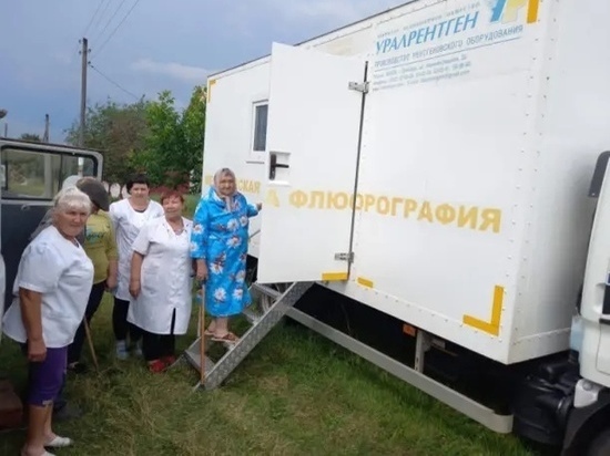 В Курской области мобильная бригада врачей Солнцевской ЦРБ приняла более 700 граждан