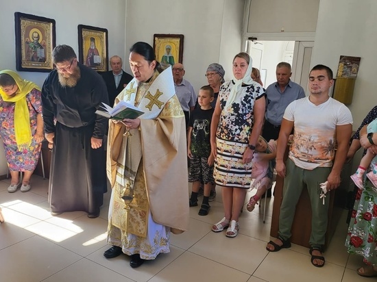 В тувинском поселке Сукпак прошло архиерейскоe служение