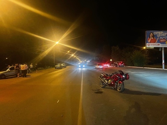 Мотоциклист нарушил ПДД на орловской трассе и попал в аварию