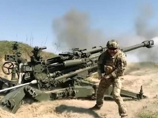 ВСУ обстреливают наступающие силы ЛНР из американских М777