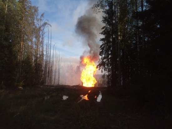В Прионежском районе Карелии произошел взрыв внутри газопровода