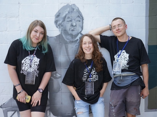 Граффити под глазовским путепроводом появились в рамках фестиваля "Glazov street fest"
