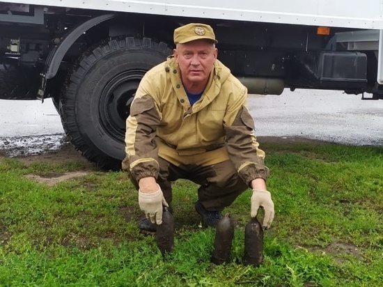 В Хомутовском районе нашли три артиллерийских снаряда
