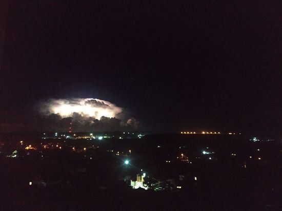 Над Хабаровском прошли сухие грозы