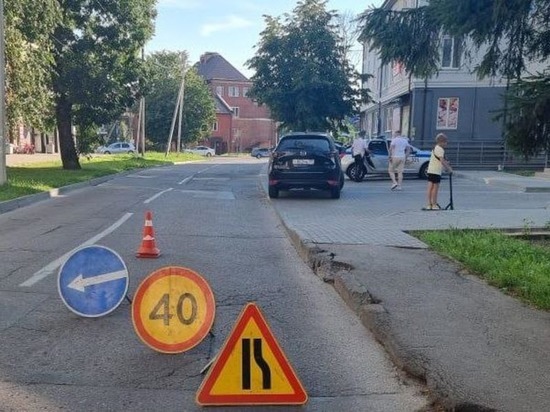 В Калининграде Mazda сбила 9-летнего ребенка на самокате