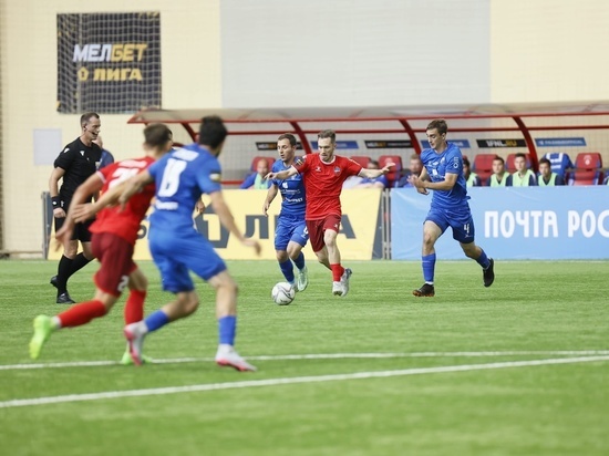 Футбольный «Енисей» из Красноярска выиграл московский «Велес» со счетом 2:1