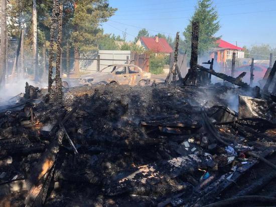 В пожаре под Северодвинском погибли два человека